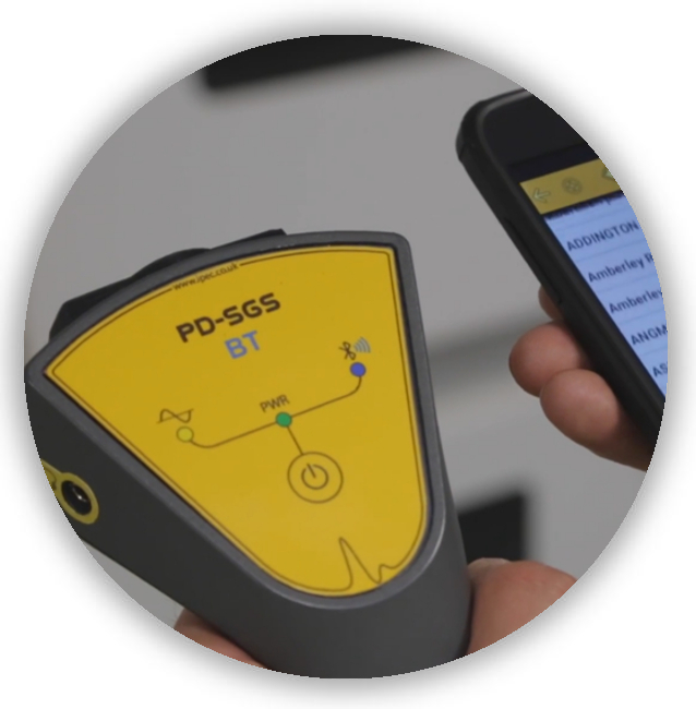 PD-Detector Handheld Switchgear Detector with Data Synchronisation. IPEC Partial Discharge Products